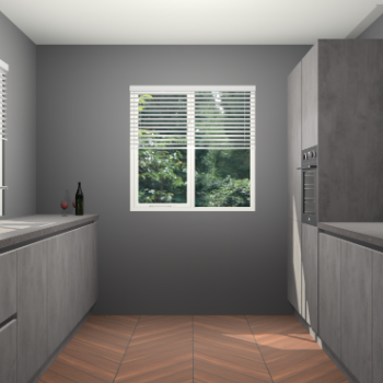 Beton Antraciet greeploze keuken Lusaka 45958