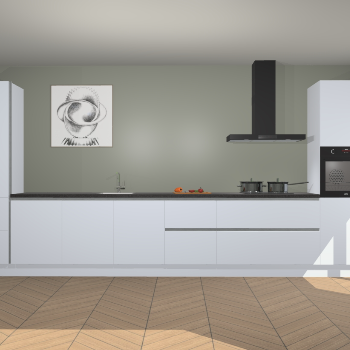 Sneeuwwitte greeploze keuken Barentsburg 92399