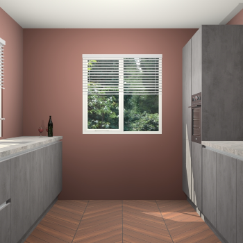 Beton Antraciet greeploze keuken Lusaka 46002