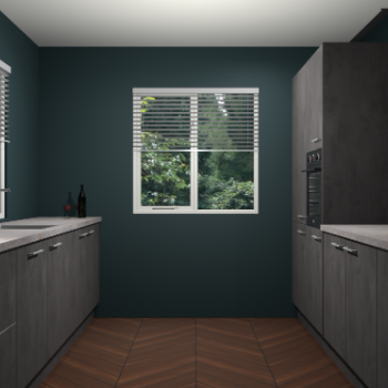 Beton Antraciet-keuken Lusaka 46013