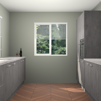 Beton Antraciet keuken Lusaka 46014