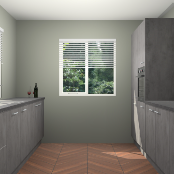 Beton Antraciet keuken Lusaka 46038