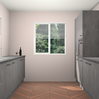 Beton Antraciet keuken Lusaka 46042