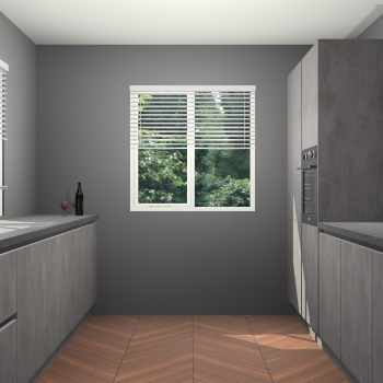 Beton Antraciet greeploze keuken Lusaka 46047