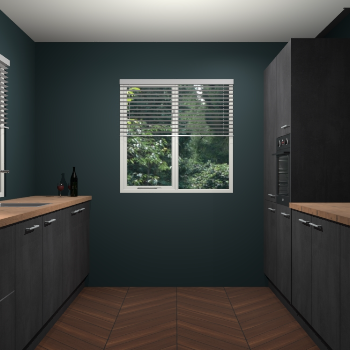 Beton Zwarte-keuken Lusaka 46063