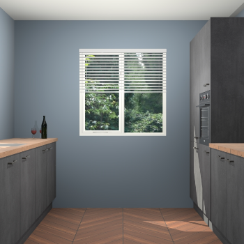 Beton Zwarte keuken Lusaka 46067