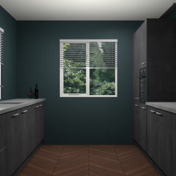 Beton Zwarte-keuken Lusaka 46076