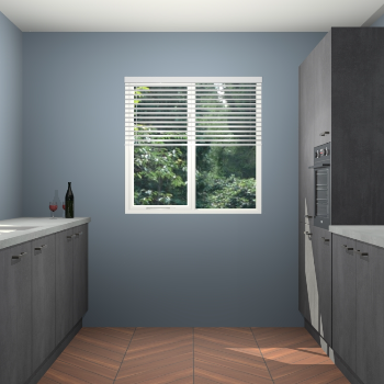 Beton Zwarte keuken Lusaka 46081