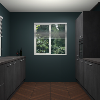 Beton Zwarte-keuken Lusaka 46117