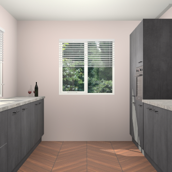 Beton Zwarte keuken Lusaka 46158