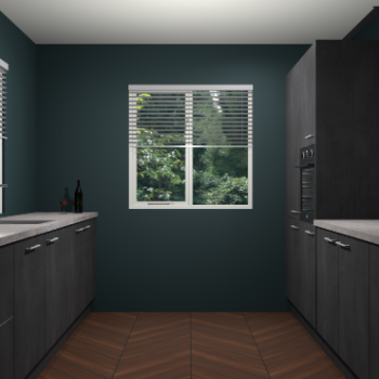 Beton Zwarte-keuken Lusaka 46167