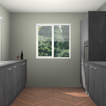 Beton Zwarte keuken Lusaka 46185