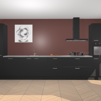 Zwarte keuken Barentsburg 92560