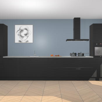 Zwarte keuken Barentsburg 92562