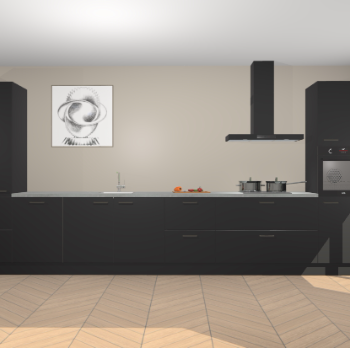 Zwarte keuken Barentsburg 92563