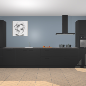 Zwarte keuken Barentsburg 92570