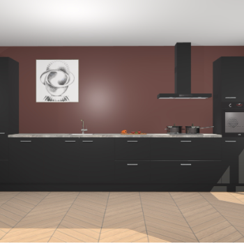 Zwarte keuken Barentsburg 92576