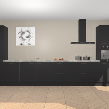 Zwarte keuken Barentsburg 92579