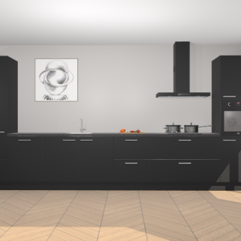 Zwarte keuken Barentsburg 92589