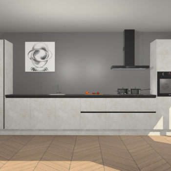 Beton Opal greeploze keuken Barentsburg 92795