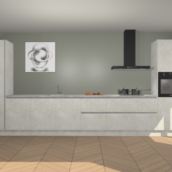 Beton Opal greeploze keuken Barentsburg 92885