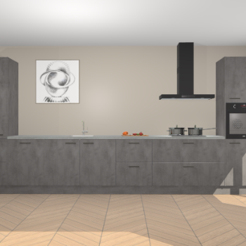 Beton Antraciet keuken Barentsburg 93087