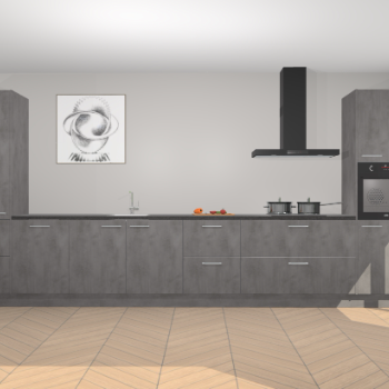 Beton Antraciet keuken Barentsburg 93142