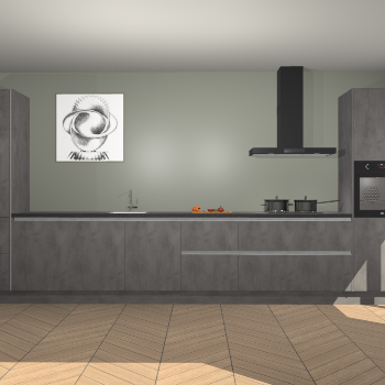 Beton Antraciet greeploze keuken Barentsburg 93144