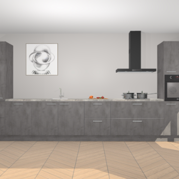 Beton Antraciet keuken Barentsburg 93196