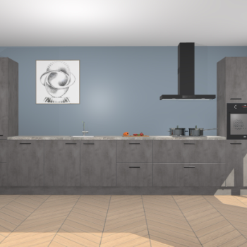 Beton Antraciet keuken Barentsburg 93199