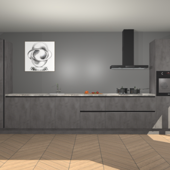 Beton Antraciet greeploze keuken Barentsburg 93201