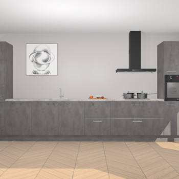 Beton Antraciet keuken Barentsburg 93206