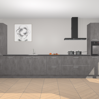 Beton Antraciet keuken Barentsburg 93216