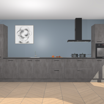 Beton Antraciet keuken Barentsburg 93219