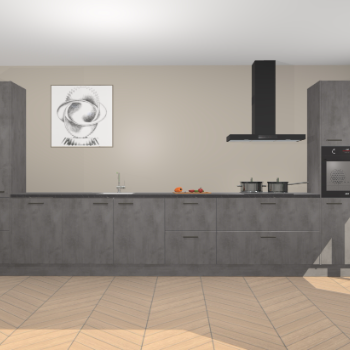 Beton Antraciet keuken Barentsburg 93220