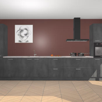 Beton Zwarte keuken Barentsburg 93340