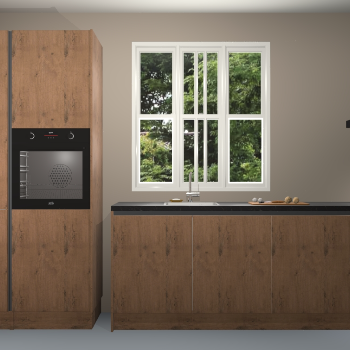 Astoria eiken greeploze keuken New York 21627