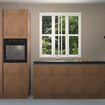 Astoria eiken greeploze keuken New York 21627