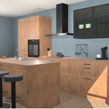 Astoria eiken keuken Pyongyang 18953