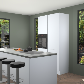 Sneeuwwitte greeploze keuken Hefei 18956