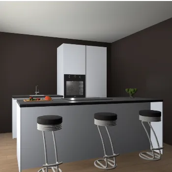 Sneeuwwitte greeploze keuken Dhaka 33182
