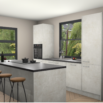 Beton opaal keuken Los Angeles 19050