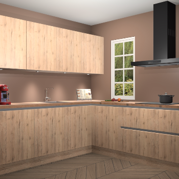 Madera natuur greeploze keuken Paramaribo 11609