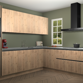 Madera natuur greeploze keuken Paramaribo 93708