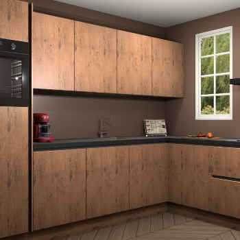 Astoria eiken greeploze keuken Paramaribo 93724