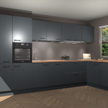 Onyxgrijze keuken Petten 93909