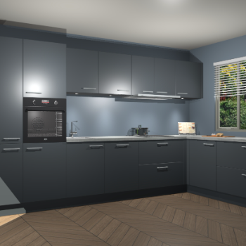 Onyxgrijze keuken Petten 93997