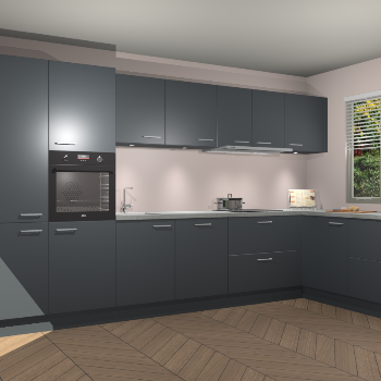 Onyxgrijze keuken Petten 93998