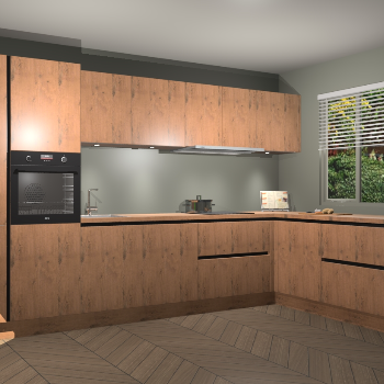 Astoria Eiken greeploze keuken Petten 93962