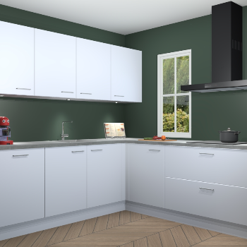 Sneeuwwitte keuken Paramaribo 95261